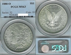 1880-O $1 MS63