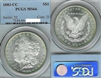 1883-CC $1 MS66