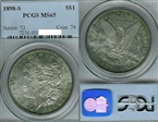 1898-S $1 MS65