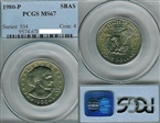 1980-P SBA$1 MS67