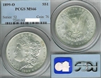 1899-O $1 MS66