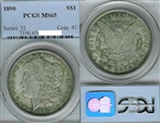 1890 $1 MS65