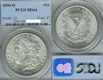 1890-O $1 MS64