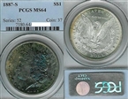 1887-S $1 MS64