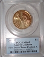 2008-D $1 Andrew Jackson Position A - First Day of Issue MS65