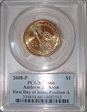 2008-P $1 Andrew Jackson Position A - First Day of Issue MS66