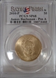 2010-P $1 James Buchanan - Pos A Satin Finish SP68