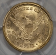 1861 $2.50 New Reverse MS65