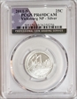2011-S 25C Vicksburg NP - Silver PR69DCAM