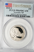 2010-S 25C Yosemite NP First Strike PR69DCAM
