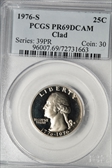 1976-S 25C Clad PR69DCAM
