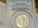 1937-S 50C MS66