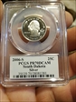 2006-S 25C South Dakota Silver PR70DCAM
