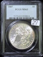 1887 $1 MS63