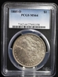 1885-O $1 MS64