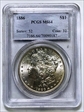 1886 $1 MS64