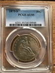 1875-S 50C AU55