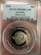 1991 50C Decimal Currency CuNi PR69DCAM