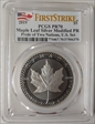 2019 $5 Maple Leaf Silver Modified PR Pride of Two Nations, U.S. Set First Strike PR70