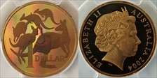 2004 $1 Holographic Kangaroos PR69DCAM