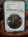 1986  silver eagle 69