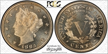 1883 5C With CENTS PR66CAM