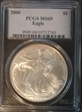 2000 $1 Silver Eagle MS69