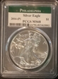 2016-(P) $1 Silver Eagle Struck at Philadelphia MS68