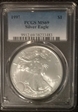 1997 $1 Silver Eagle MS69
