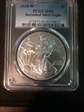 2018-W $1 Burnished Silver Eagle SP69