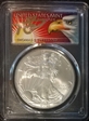 2007 $1 Silver Eagle Cleveland Eagle with Sun MS70