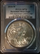 2016-W $1 Burnished Silver Eagle 30th Anniversary Lettered Edge SP70
