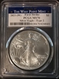 2021-(W) $1 Silver Eagle - Type 2 Struck at West Point First Strike MS70