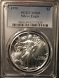 1990 $1 Silver Eagle MS69