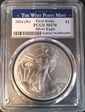 2024-(W) $1 Silver Eagle Struck at West Point First Strike MS70