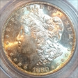1880/79-S $1 VAM 8, Doubled 18-0 MS66