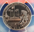 2019-W 25C American Memorial NP MS66