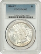 1884-CC $1 MS62