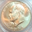 1973-S $1 Silver MS68