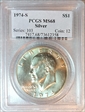 1974-S $1 Silver MS68