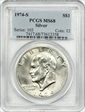 1974-S $1 Silver MS68