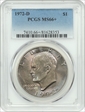 1972-D $1 MS66+