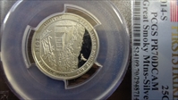 2014-S 25C Great Smoky Mtns-Silver First Strike PR70DCAM