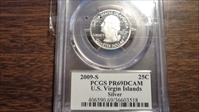 2009-S 25C U.S. Virgin Islands Silver PR69DCAM