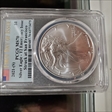 2021-(S) $1 Silver Eagle - T2 Emergency Issue Struck at San Francisco First Day of Issue MS70