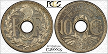 .1939. 10C Flan Mince MS66