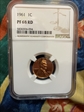 1961 1 cent Proof 68 RD