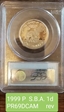 1999-P SBA$1 PR69DCAM