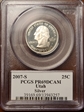2007-S 25C Utah Silver PR69DCAM