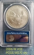 2006-W $1 Burnished Silver Eagle SP70